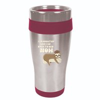 I Graduated Can Go Back To Bed Now Funny Graduation Sloth 16oz Travel Tumbler