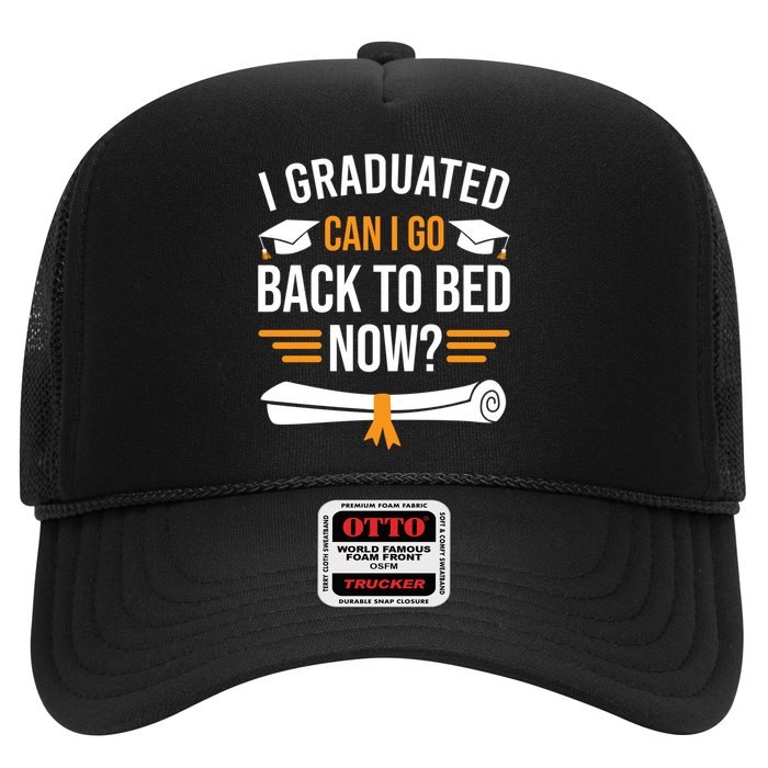 I Graduated Can I Go Back To Bed Now Hat