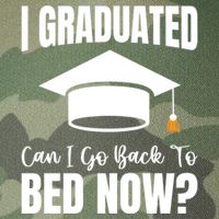 I Graduated Can I Go Back To Bed Now Legacy Tie Dye Trucker Hat