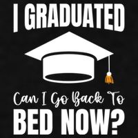 I Graduated Can I Go Back To Bed Now Ladies PosiCharge Tri-Blend Wicking Tank