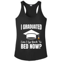 I Graduated Can I Go Back To Bed Now Ladies PosiCharge Competitor Racerback Tank