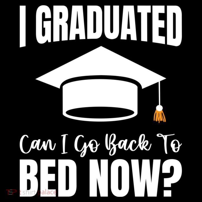 I Graduated Can I Go Back To Bed Now Youth Performance Sprint T-Shirt