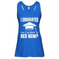 I Graduated Can I Go Back To Bed Now Ladies Essential Flowy Tank
