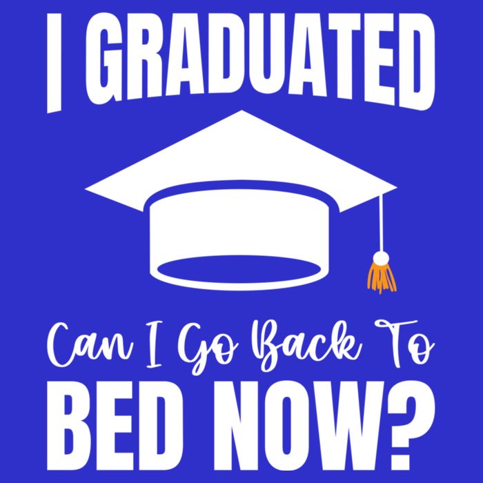 I Graduated Can I Go Back To Bed Now 16 in Basic Backpack