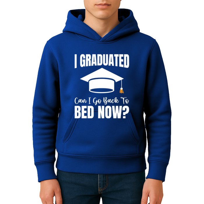 I Graduated Can I Go Back To Bed Now Kids Hoodie