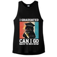I Graduated Can I Go Back To Bed Now Ladies PosiCharge Tri-Blend Wicking Tank