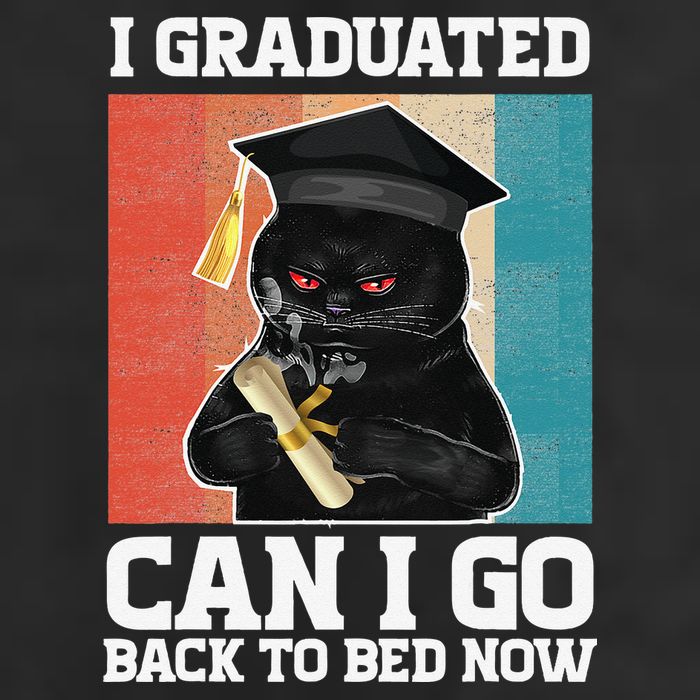 I Graduated Can I Go Back To Bed Now Cool Comfort Performance Bucket Hat