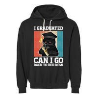I Graduated Can I Go Back To Bed Now Garment-Dyed Fleece Hoodie