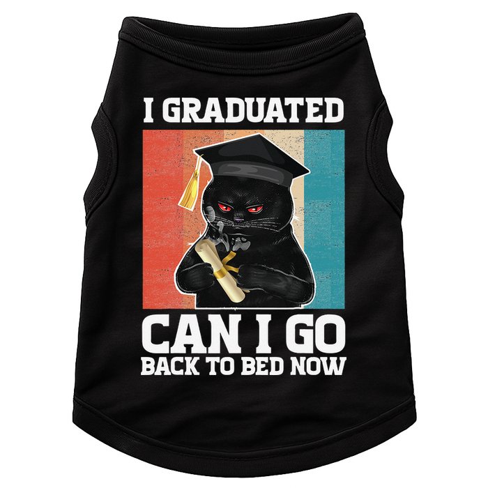 I Graduated Can I Go Back To Bed Now Doggie Tank