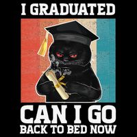 I Graduated Can I Go Back To Bed Now Drawstring Bag