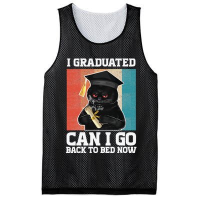 I Graduated Can I Go Back To Bed Now Mesh Reversible Basketball Jersey Tank