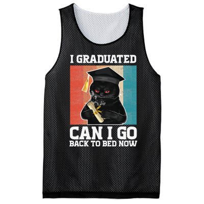 I Graduated Can I Go Back To Bed Now Mesh Reversible Basketball Jersey Tank