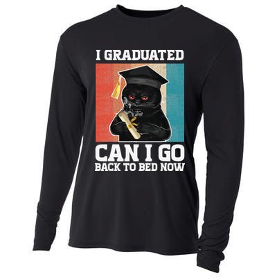 I Graduated Can I Go Back To Bed Now Cooling Performance Long Sleeve Crew