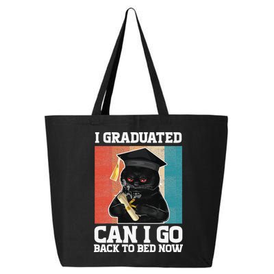 I Graduated Can I Go Back To Bed Now 25L Jumbo Tote