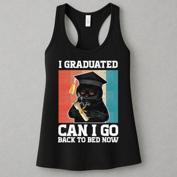 I Graduated Can I Go Back To Bed Now Womens Tank Top