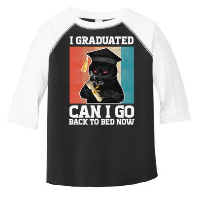 I Graduated Can I Go Back To Bed Now Toddler Fine Jersey T-Shirt