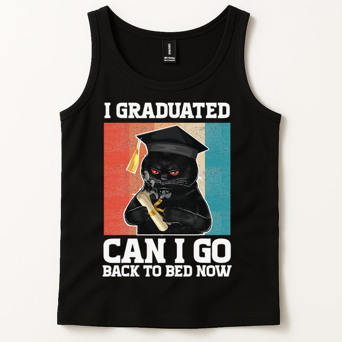 I Graduated Can I Go Back To Bed Now Tank Top