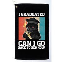 I Graduated Can I Go Back To Bed Now Golf Towel