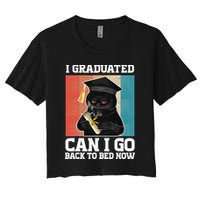 I Graduated Can I Go Back To Bed Now Crop Top