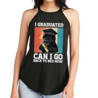 I Graduated Can I Go Back To Bed Now Women's Perfect Tri Rocker Tank