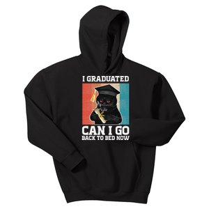 I Graduated Can I Go Back To Bed Now Kids Hoodie