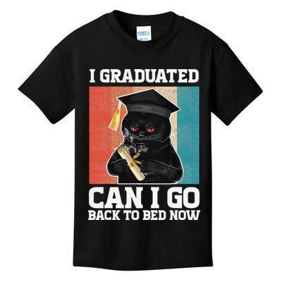 I Graduated Can I Go Back To Bed Now Kids T-Shirt