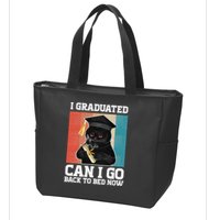 I Graduated Can I Go Back To Bed Now Zip Tote Bag