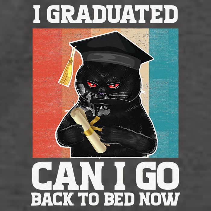 I Graduated Can I Go Back To Bed Now Vector Backpack