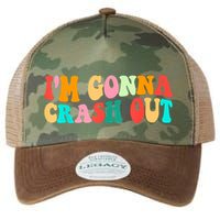 IM Gonna Crash Out Funny Humorous Meme Groovy Legacy Tie Dye Trucker Hat