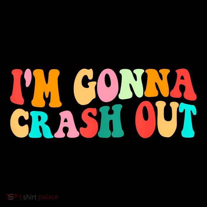 IM Gonna Crash Out Funny Humorous Meme Groovy Hooded Wearable Blanket
