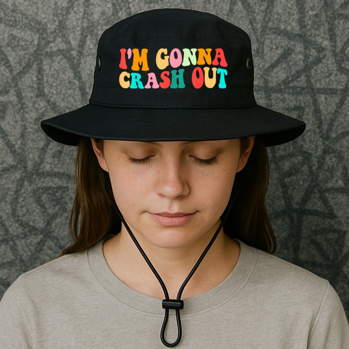 IM Gonna Crash Out Funny Humorous Meme Groovy Bucket Hat