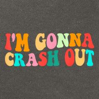 IM Gonna Crash Out Funny Humorous Meme Groovy Cotton Canvas Backpack