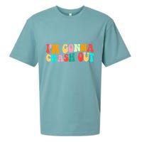 IM Gonna Crash Out Funny Humorous Meme Groovy Sueded Cloud Jersey T-Shirt