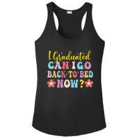 I Graduated Can I Go Back To Bed Now Graduation Ladies PosiCharge Competitor Racerback Tank