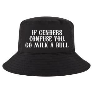 If Genders Confuse You Go Milk A Bull Cool Comfort Performance Bucket Hat