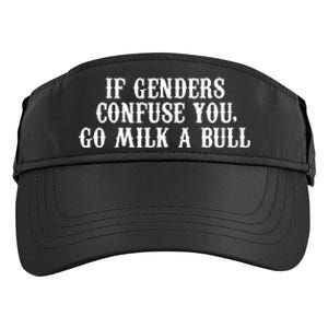 If Genders Confuse You Go Milk A Bull Adult Drive Performance Visor