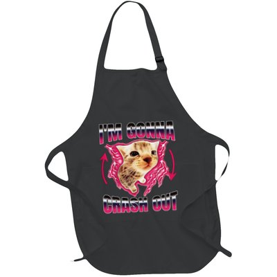 IM Gonna Crash Out Funny Cat Meme Lover Humorous Sarcastic Apron