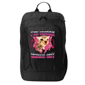 IM Gonna Crash Out Funny Cat Meme Lover Humorous Sarcastic City Backpack