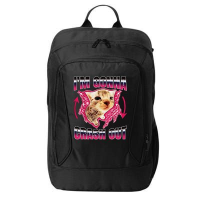IM Gonna Crash Out Funny Cat Meme Lover Humorous Sarcastic City Backpack