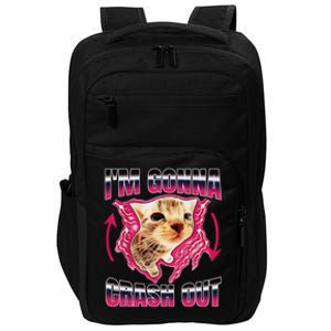 IM Gonna Crash Out Funny Cat Meme Lover Humorous Sarcastic Impact Tech Backpack