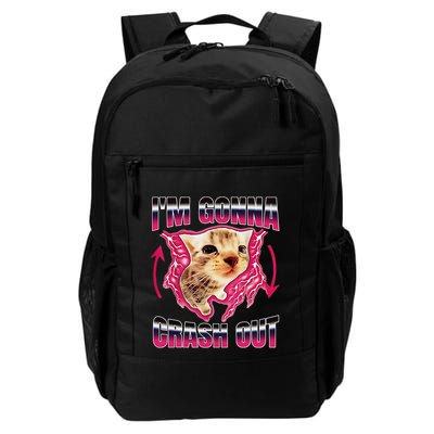IM Gonna Crash Out Funny Cat Meme Lover Humorous Sarcastic Daily Commute Backpack
