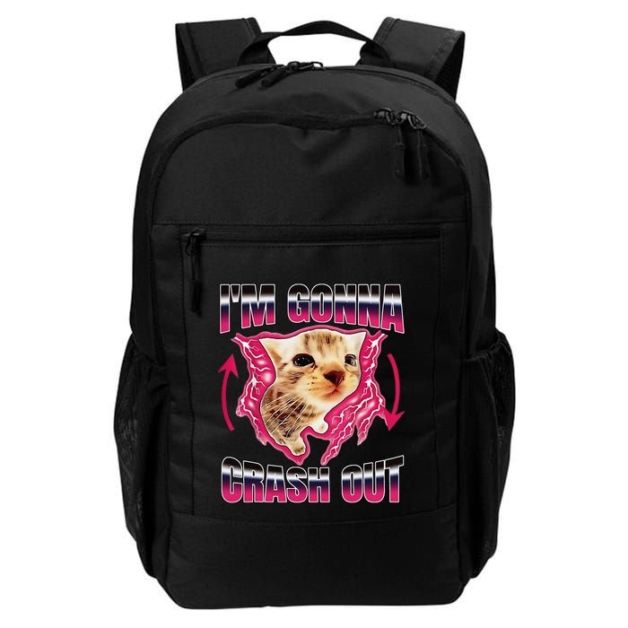 IM Gonna Crash Out Funny Cat Meme Lover Humorous Sarcastic Backpack