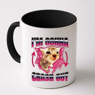 IM Gonna Crash Out Funny Cat Meme Lover Humorous Sarcastic Mug