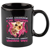 IM Gonna Crash Out Funny Cat Meme Lover Humorous Sarcastic 11oz C Handle Ceramic Mug