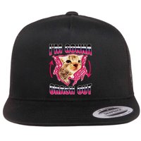 IM Gonna Crash Out Funny Cat Meme Lover Humorous Sarcastic Flatbill Hat