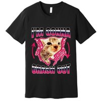IM Gonna Crash Out Funny Cat Meme Lover Humorous Sarcastic Premium T-Shirt