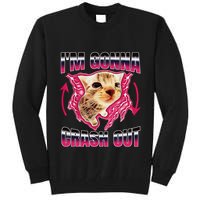 IM Gonna Crash Out Funny Cat Meme Lover Humorous Sarcastic Tall Sweatshirt