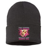 IM Gonna Crash Out Funny Cat Meme Lover Humorous Sarcastic Sustainable Knit Beanie