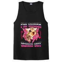 IM Gonna Crash Out Funny Cat Meme Lover Humorous Sarcastic PosiCharge Competitor Tank