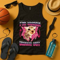 IM Gonna Crash Out Funny Cat Meme Lover Humorous Sarcastic Tank Top